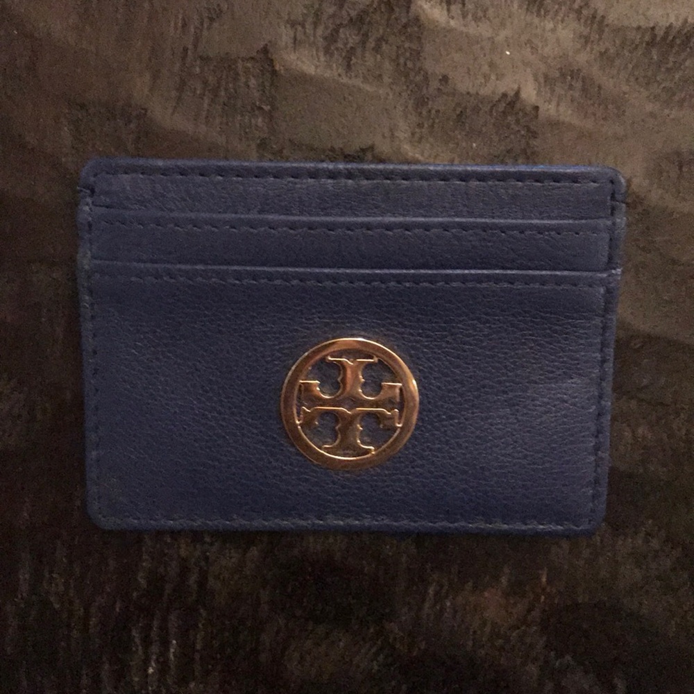 Tory Burch card holder 💳 Navy; never been used